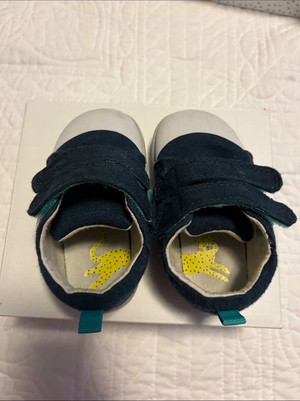 Ten Little First Walkers Navy EcoCanvas Sneakers 4.5 - Picture 2 of 7